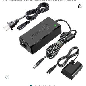 NWT ACK-E6 AC Power Adapter Gonine Decode ACK-E6 + DR-E6 DC Coupler Kit